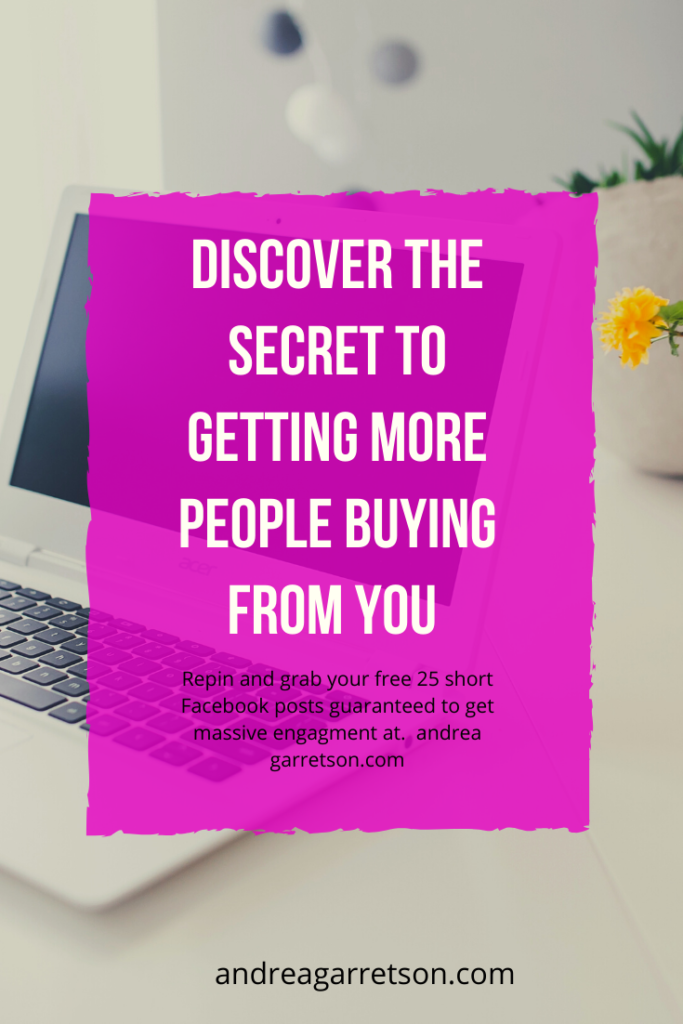Discover the Secret to Getting More people Buying from You