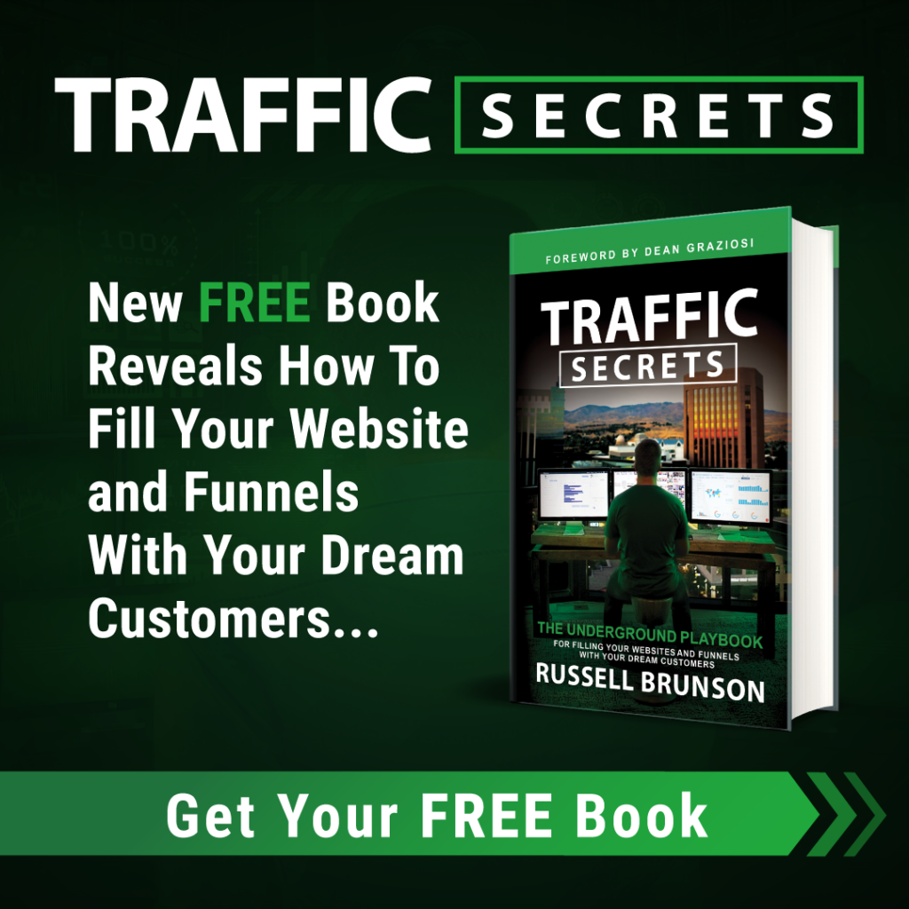 Get Your FREE Traffic Secrets Book